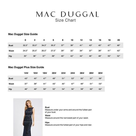 MAC DUGGAL Women’s Embellished Beaded High Slit Gown in the Size 4 - Picture 16 of 16